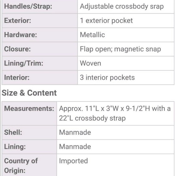 🆕{Steven-S Madden}Blume Embroidered Messenger Bag - Picture 11 of 11